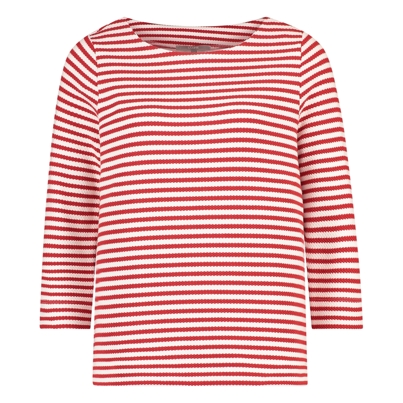Sanne Dames Top 25021toplsstripe Rood
