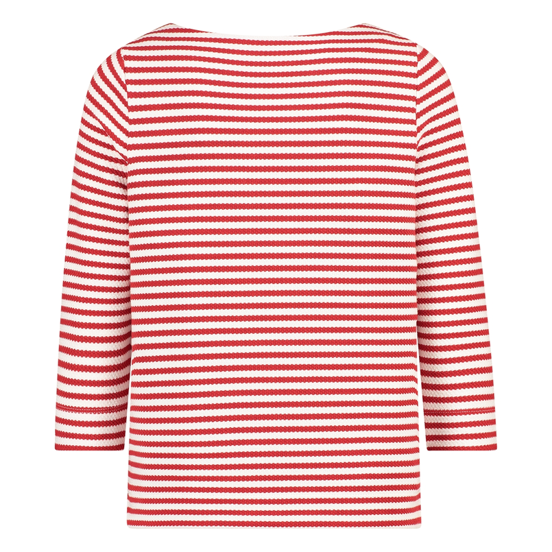 Sanne Dames Top 25021toplsstripe Rood