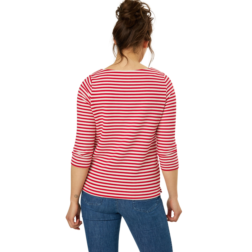 Sanne Dames Top 25021toplsstripe Rood