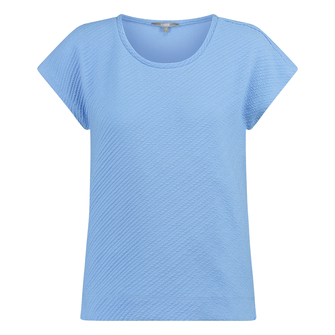 Sanne Dames Top 25047topstucturediag Bleu