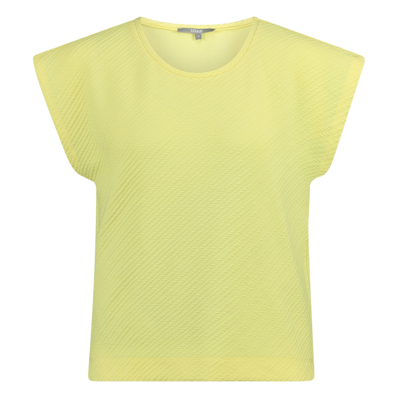 Sanne Dames Top 25047topstucturediag Geel