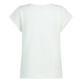 Sanne Dames Top 25047topstucturediag OFF-WHITE