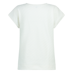 Sanne Dames Top 25047topstucturediag OFF-WHITE