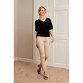 Sanne Dames Top Top Ajour Vlindermw Zwart