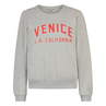 Sanne Dames Trui 25006sweatchestprint Grijs mele