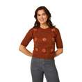Sanne Dames Trui 25942 Midden bruin