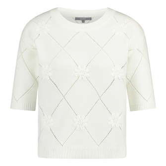 Sanne Dames Trui 25942 OFF-WHITE