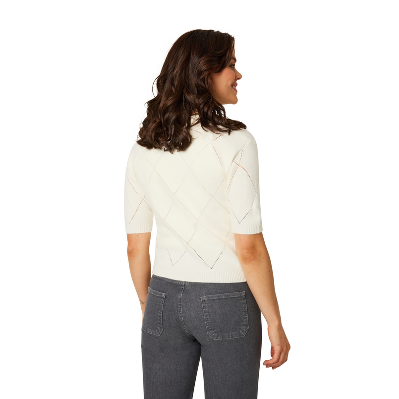 Sanne Dames Trui 25942 OFF-WHITE