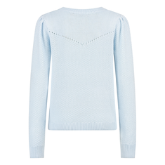 Sanne Dames Trui Aps-110truilmr-hals Bleu
