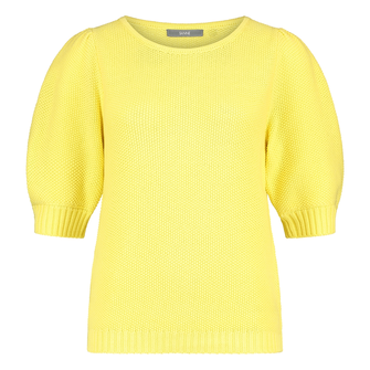Sanne Dames Trui Aps-80 Geel