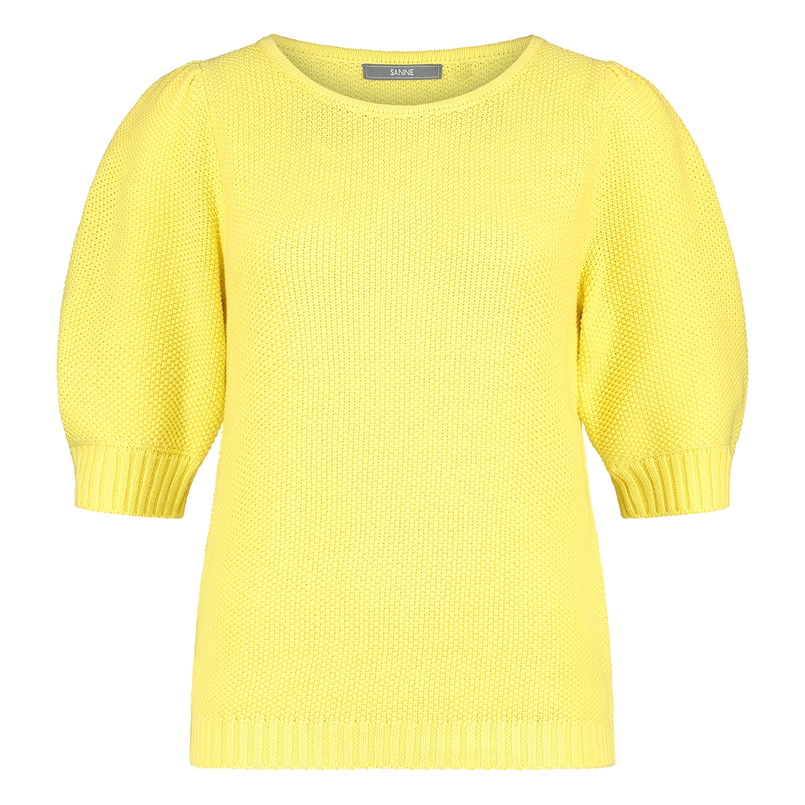 Sanne Dames Trui Aps-80 Geel