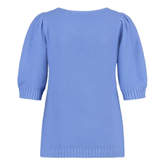 Sanne Dames Trui Aps-80 Midden blauw