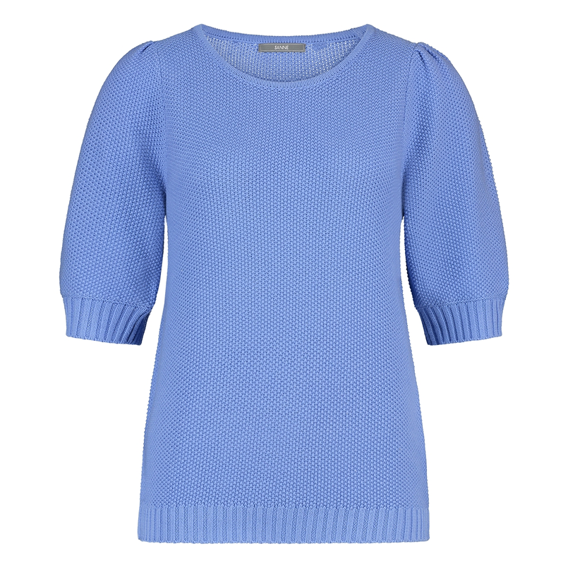 Sanne Dames Trui Aps-80 Midden blauw