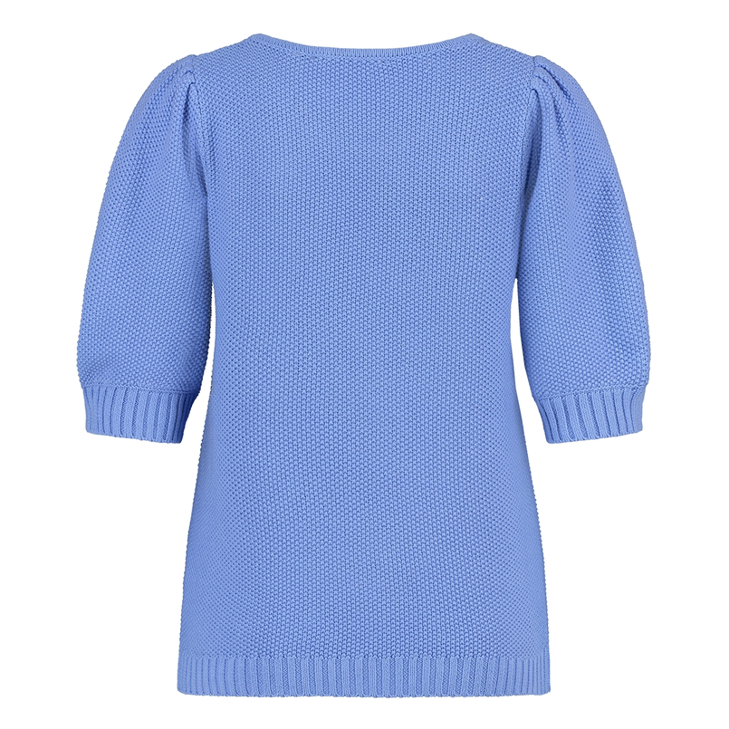 Sanne Dames Trui Aps-80 Midden blauw