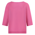 Sanne Dames Trui Pull R-hals Strs-12 Fuchsia