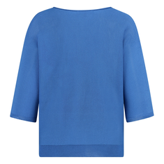 Sanne Dames Trui Pull R-hals Strs-12 Kobalt