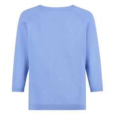 Sanne Dames Trui Slk20-8744pull3/4mw Midden blauw