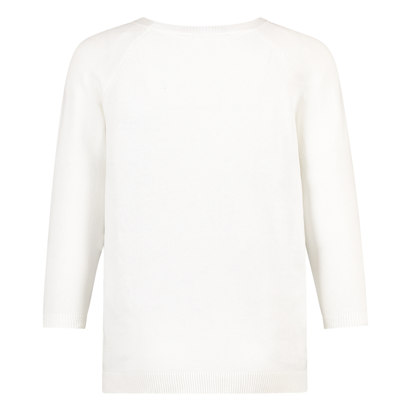 Sanne Dames Trui Slk20-8744pull3/4mw OFF-WHITE