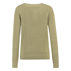 Sanne Dames Trui Slk255-8750pullrib Khakigroen