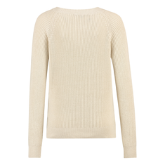 Sanne Dames Trui Slk255-8750pullrib Wit
