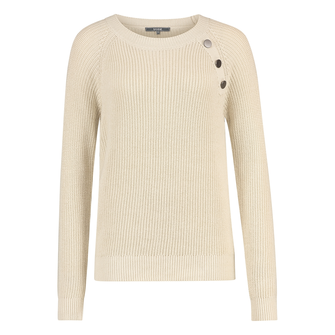 Sanne Dames Trui Slk255-8750pullrib Wit