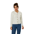 Sanne Dames Vest Slk20-8314jasjezak OFF-WHITE
