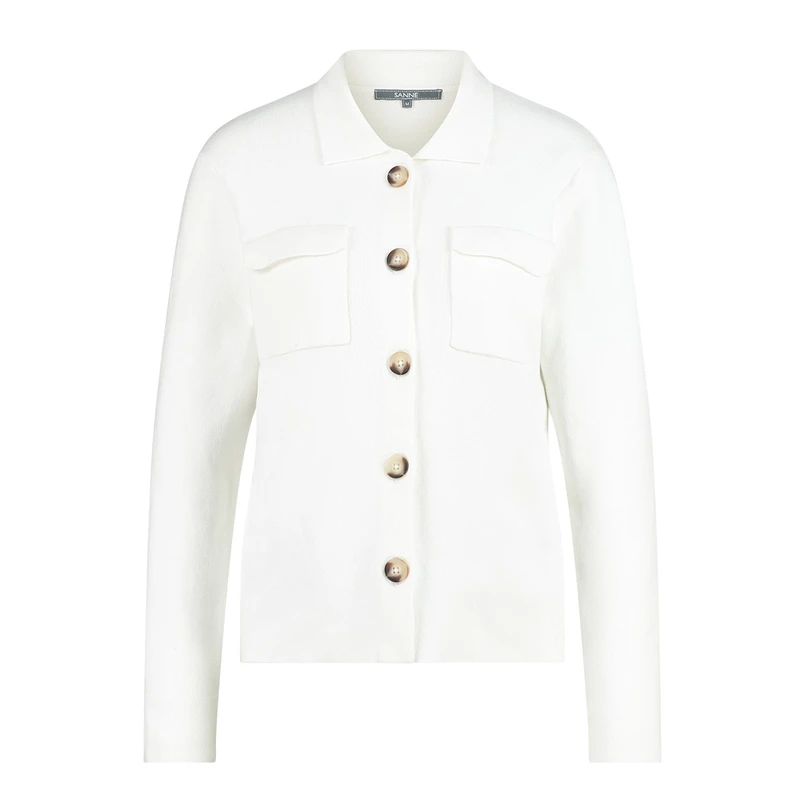 Sanne Dames Vest Slk20-8314jasjezak OFF-WHITE
