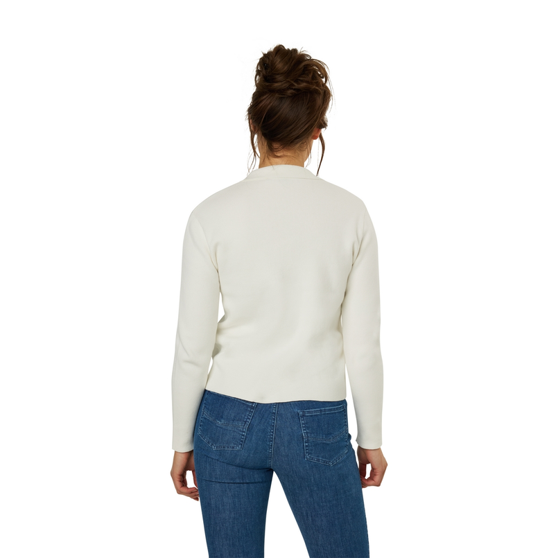 Sanne Dames Vest Slk20-8314jasjezak OFF-WHITE