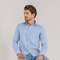 State of Art Heren Overhemd 21115342 Midden blauw