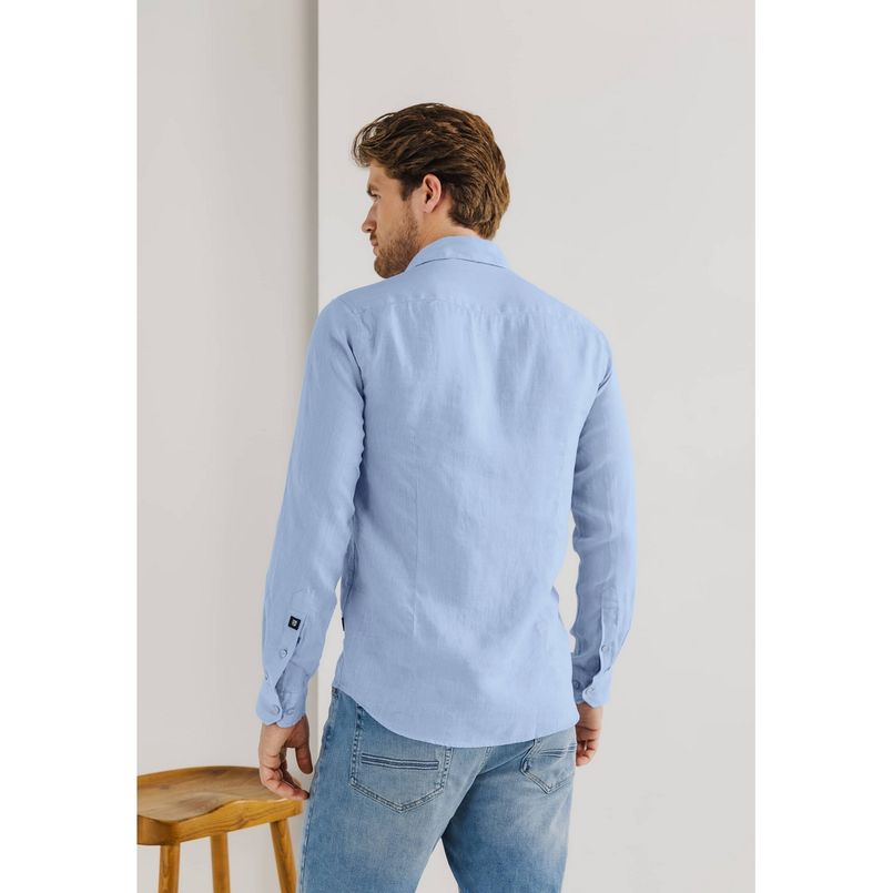 State of Art Heren Overhemd 21115342 Midden blauw
