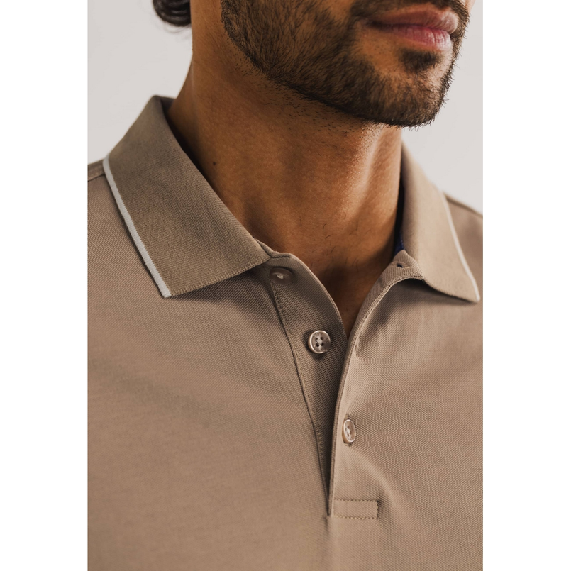 State of Art Heren Polo 46115400 Beige