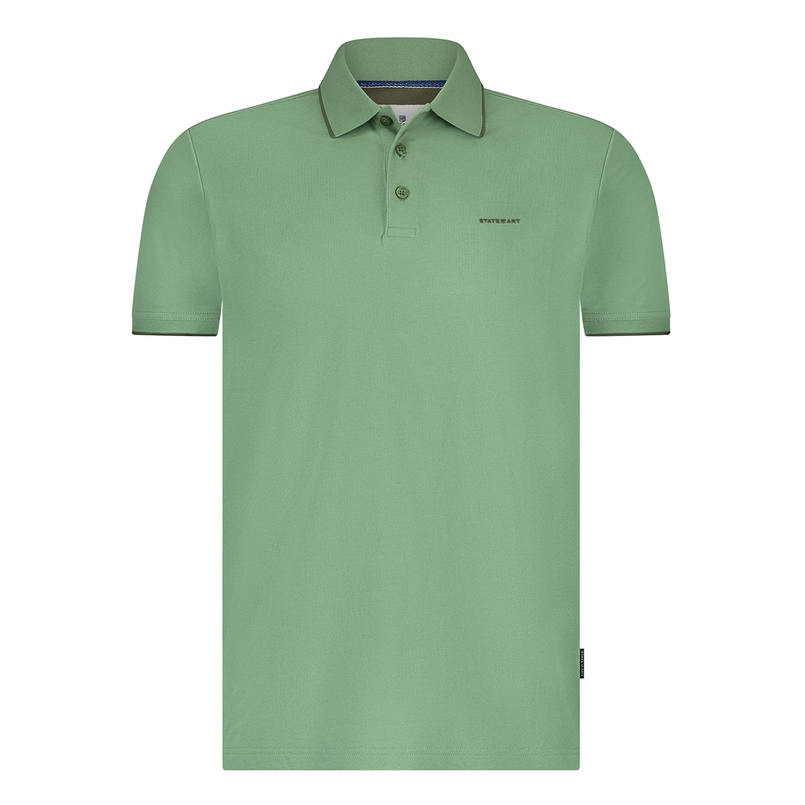 State of Art Heren Polo 46115400 Groen
