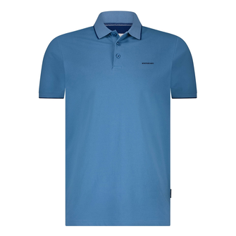 State of Art Heren Polo 46115400 Midden blauw
