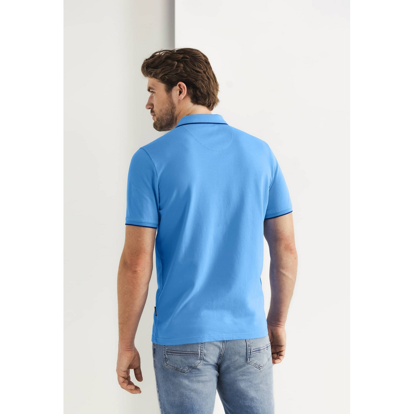 State of Art Heren Polo 46115400 Midden blauw