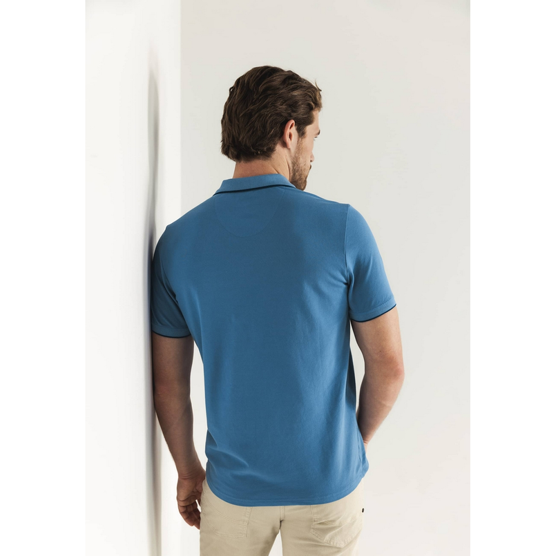 State of Art Heren Polo 46115400 Midden blauw