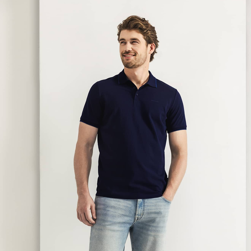 State of Art Heren Polo 46115400 Navy