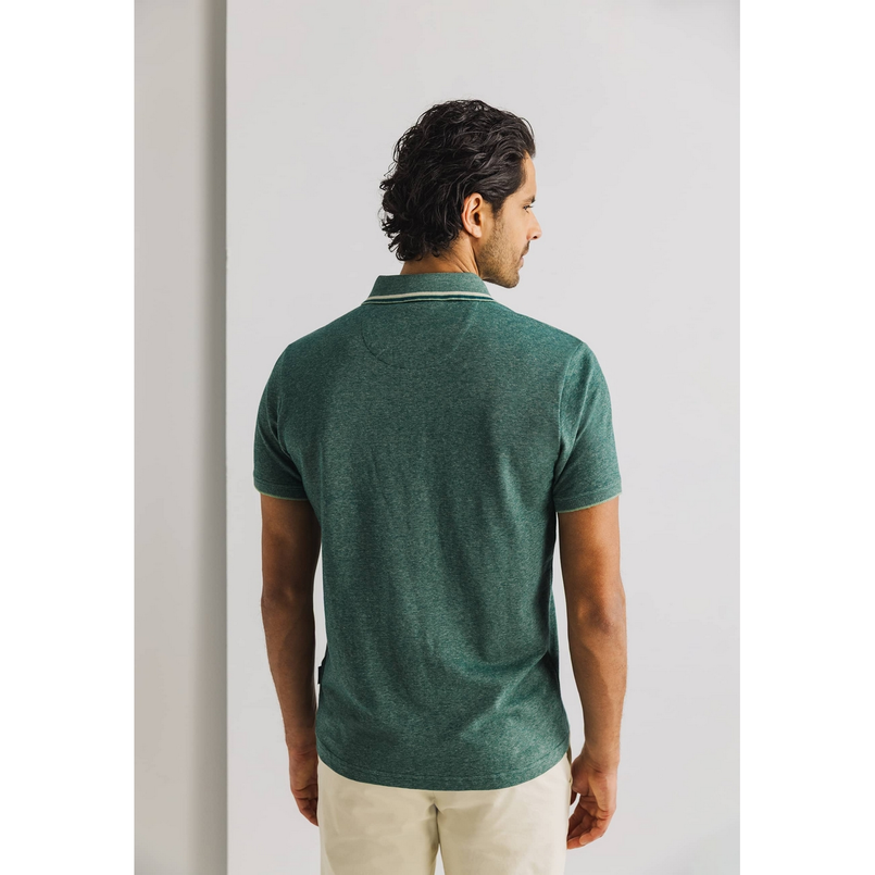 State of Art Heren Polo 46115433 Groen