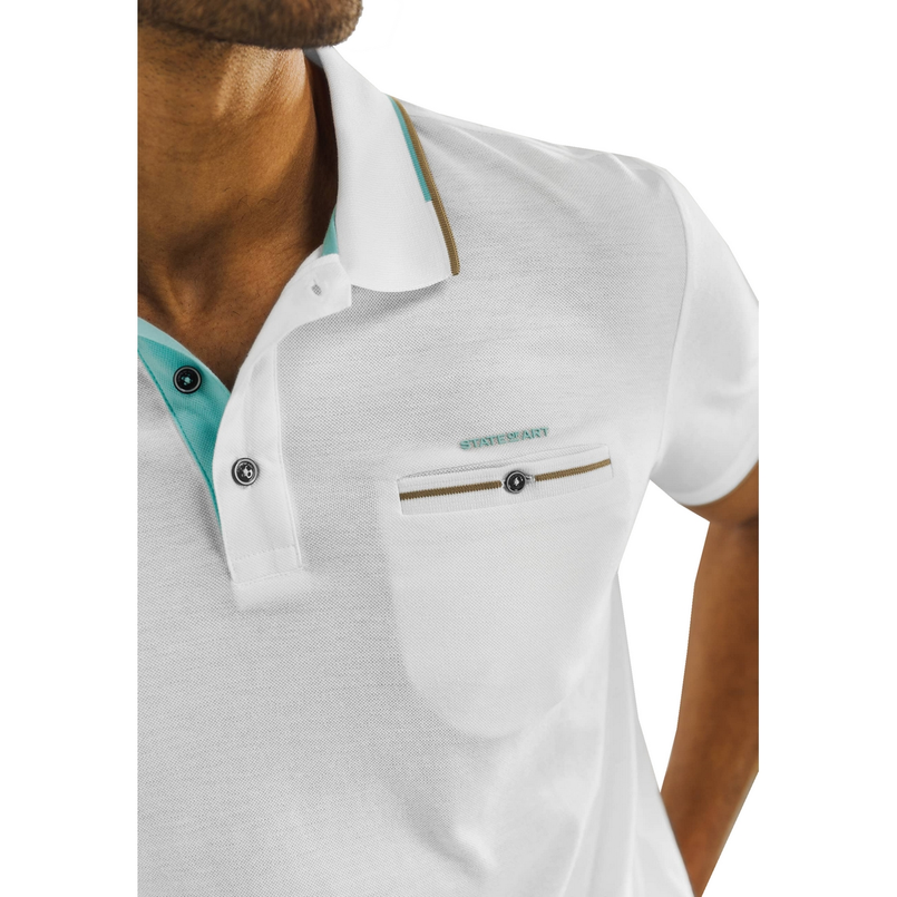State of Art Heren Polo 46115471 Wit