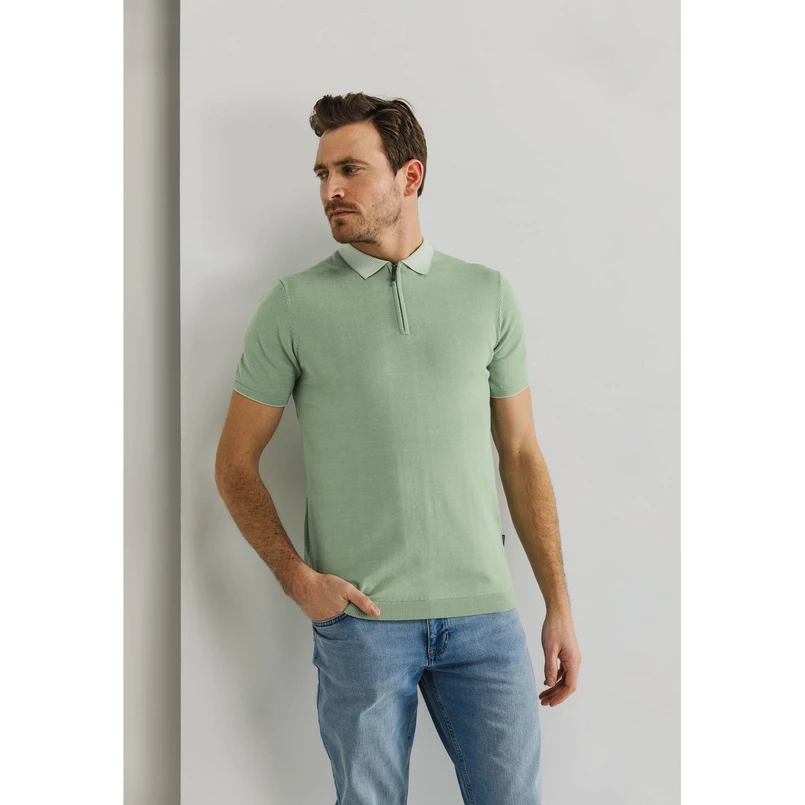 State of Art Heren Polo 47115053 Groen