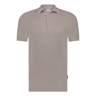 State of Art Heren Polo 47115077 Beige