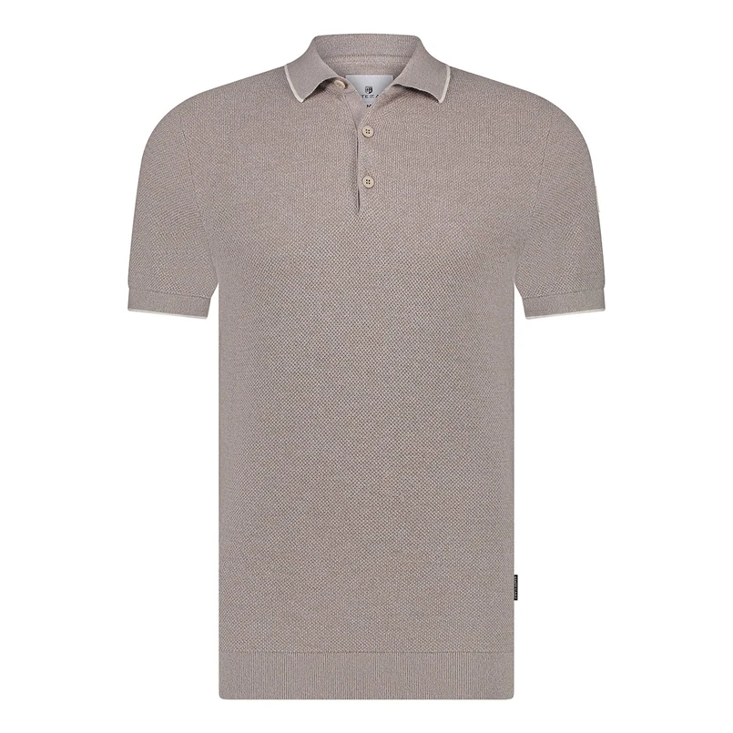 State of Art Heren Polo 47115077 Beige