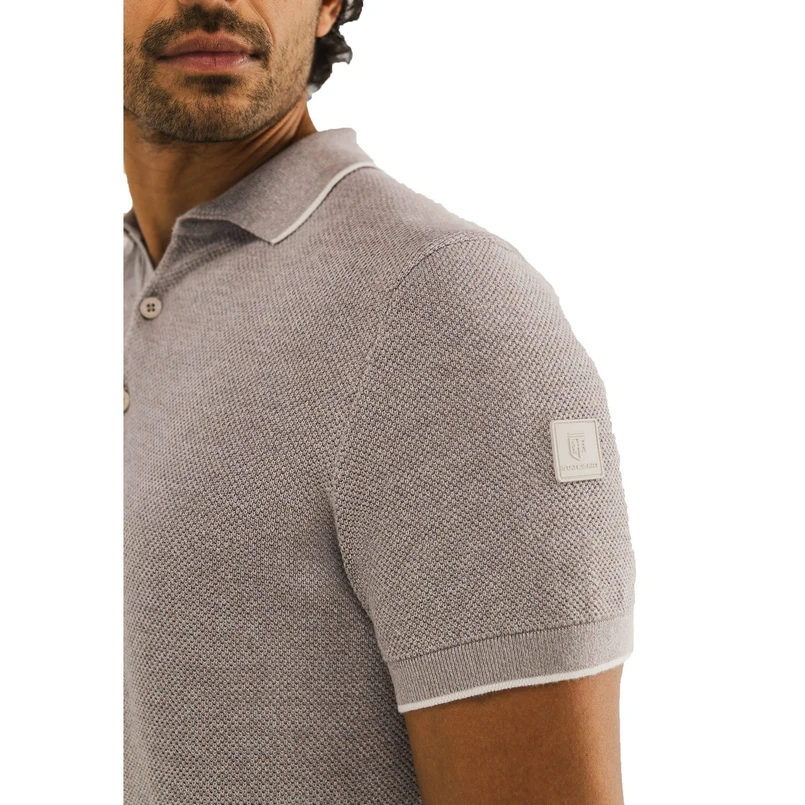 State of Art Heren Polo 47115077 Beige