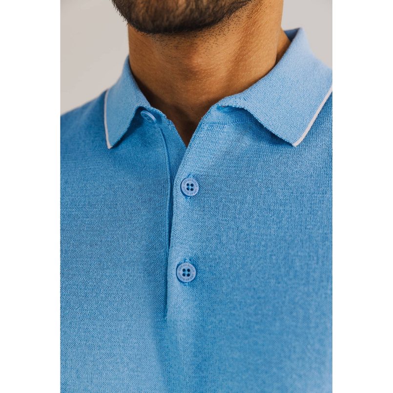 State of Art Heren Polo 47115091 Midden blauw