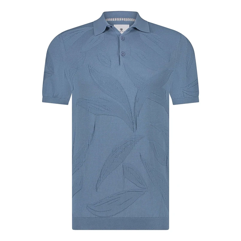 State of Art Heren Polo 47515087 Midden blauw