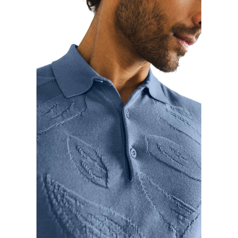 State of Art Heren Polo 47515087 Midden blauw