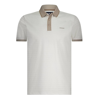 State of Art Heren Polo 48115901 WIT DESSIN