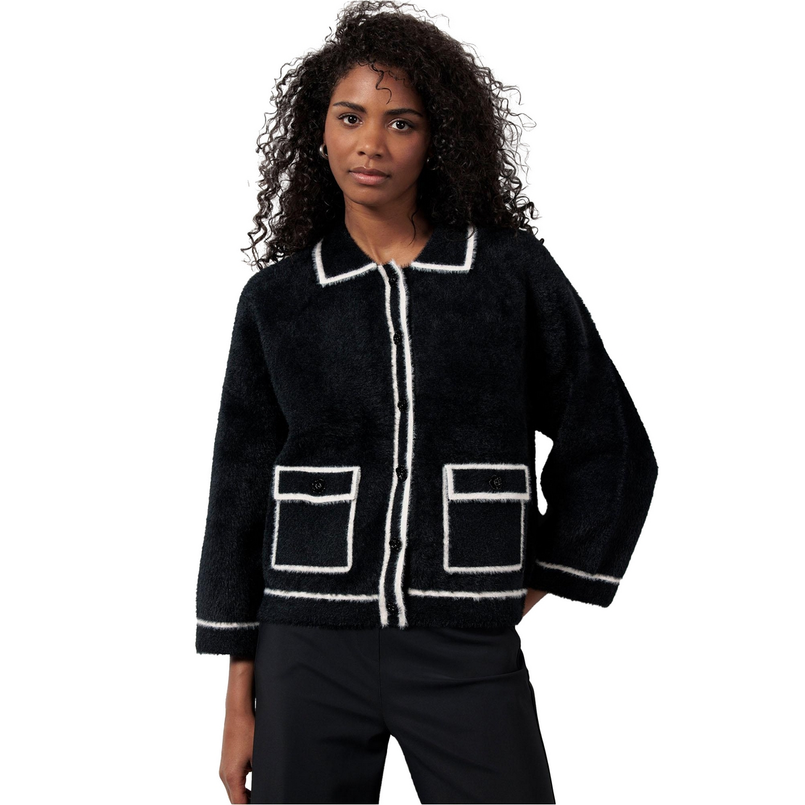 Studio Anneloes Dames Blazer 12494 Zwart dessin