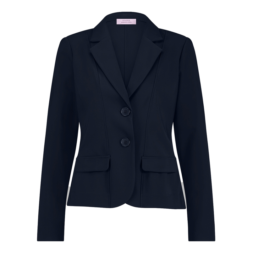 Studio Anneloes Dames Blazer 94811 Dark blue denim