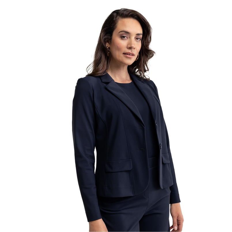 Studio Anneloes Dames Blazer 94811 Dark blue denim