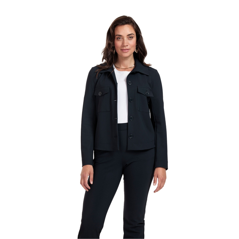 Studio Anneloes Dames Blazer 94822 Dark blue denim
